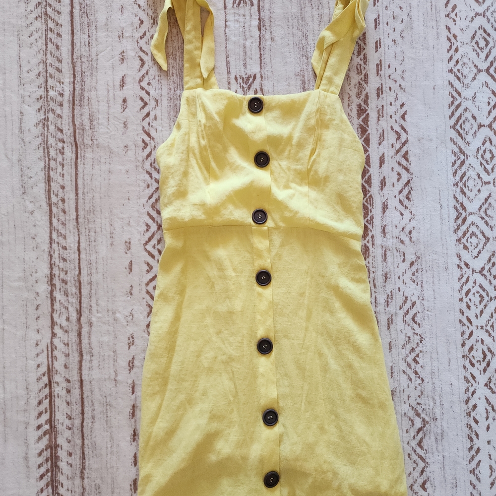 Fashion Nova Sunny Yellow Dress